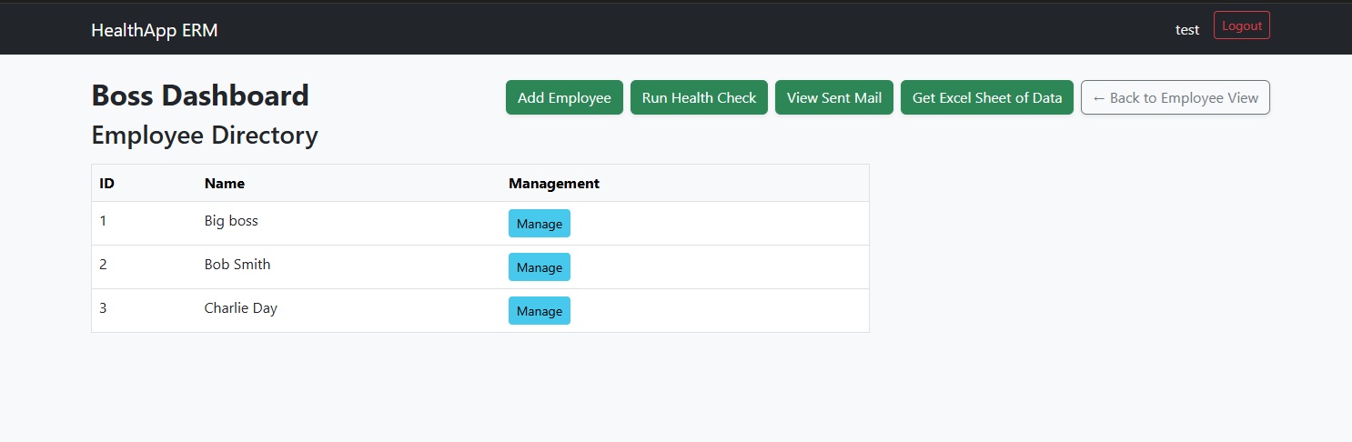 Item Health App Screenshot
